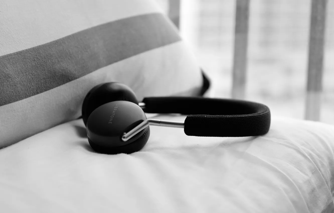 Photo wallpaper music, pillow, headphones, Music, headphones, pillow, Libertone, Libratone