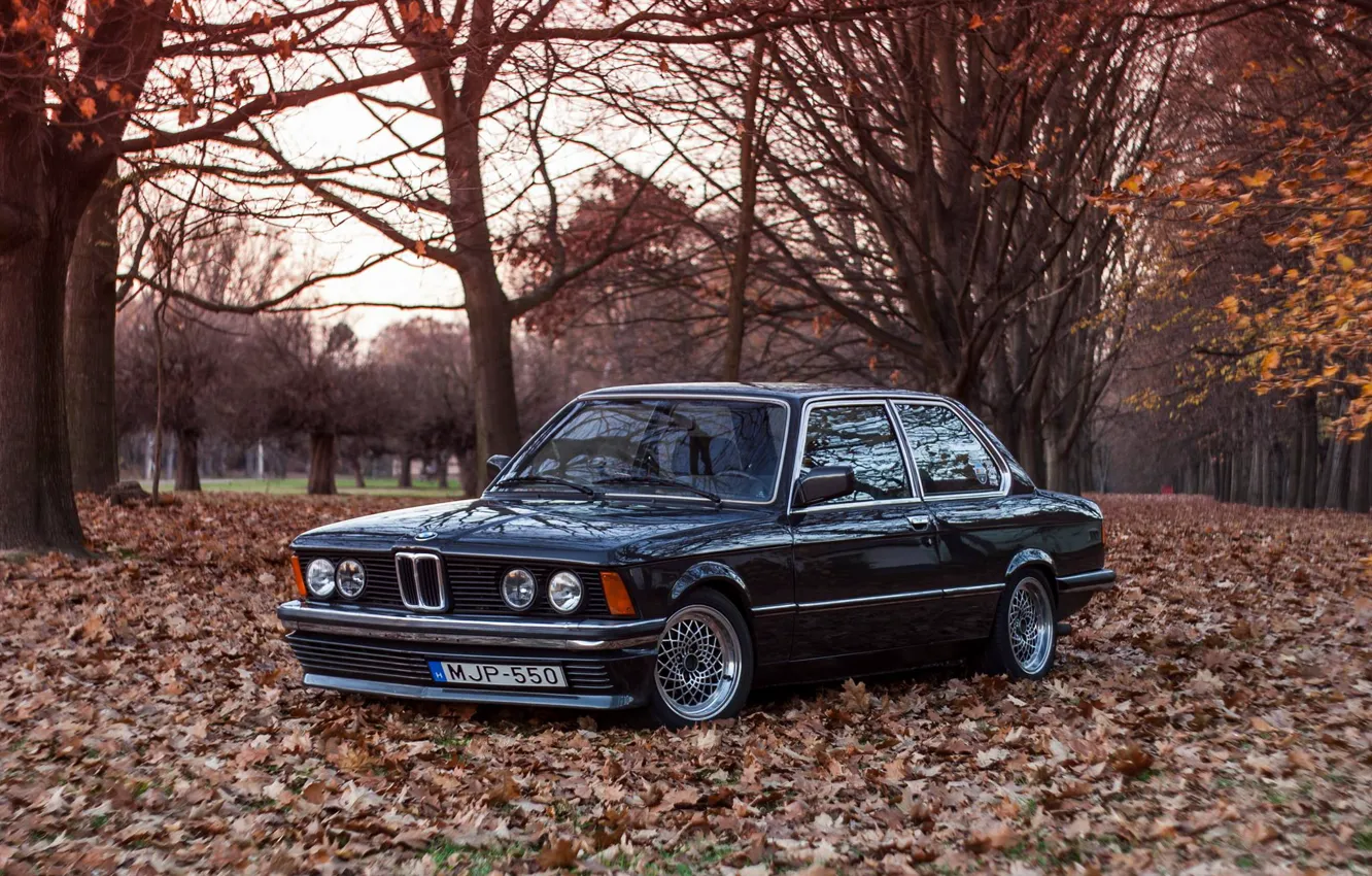 BMW e30 осень