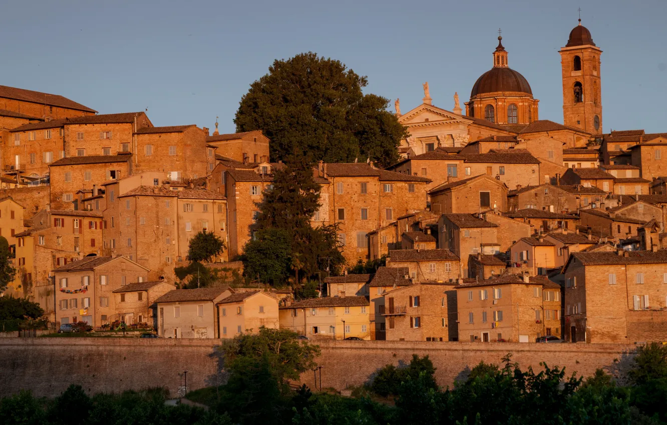 Photo wallpaper home, Italy, Cathedral, Urbino
