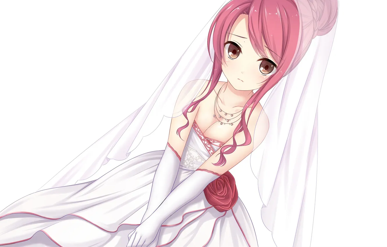 Photo wallpaper Single, female, game cg, otonari koi sensou!, Akamine Yui