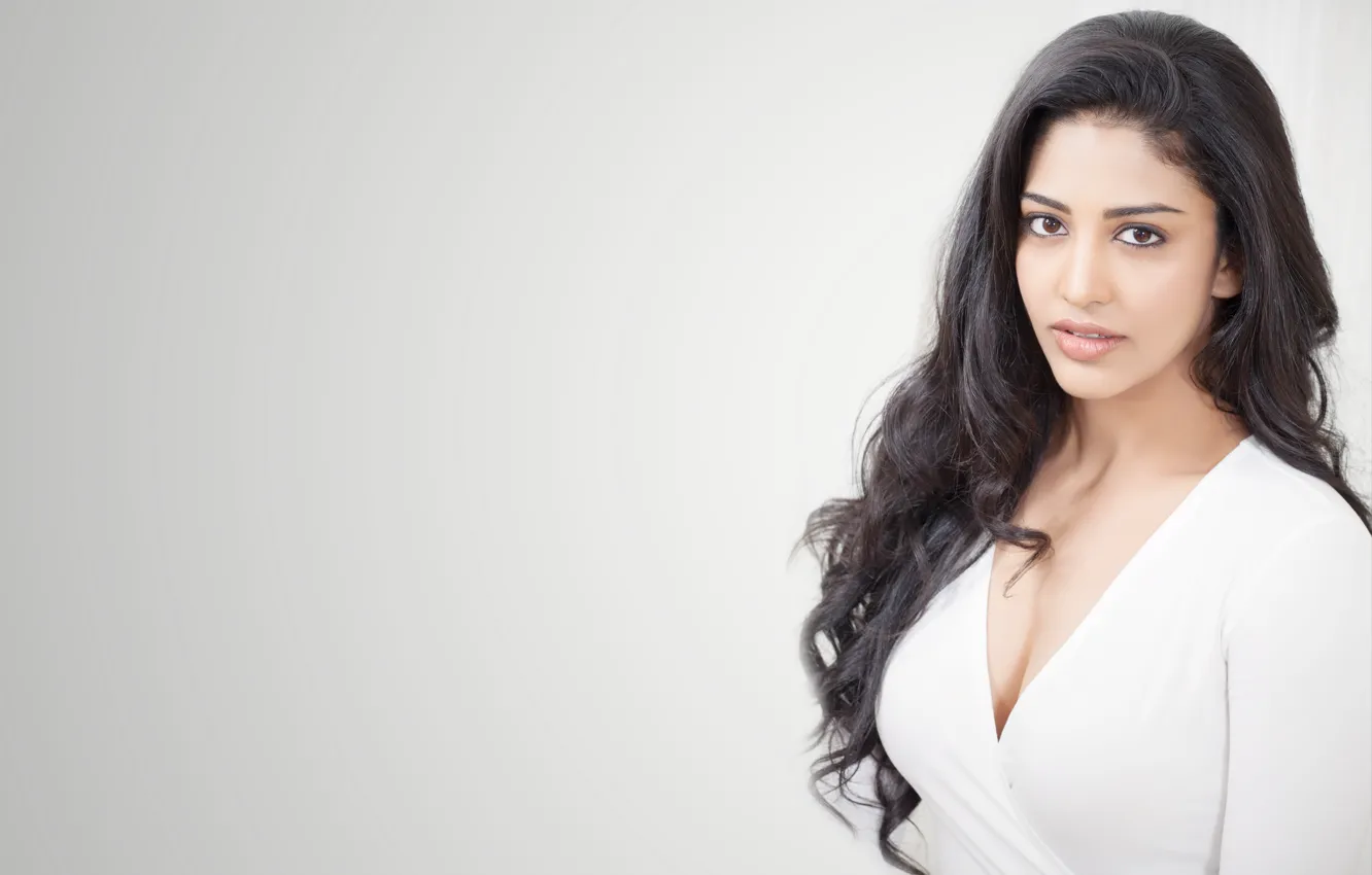 Photo wallpaper girl, hot, sexy, eyes, smile, beautiful, figure, model