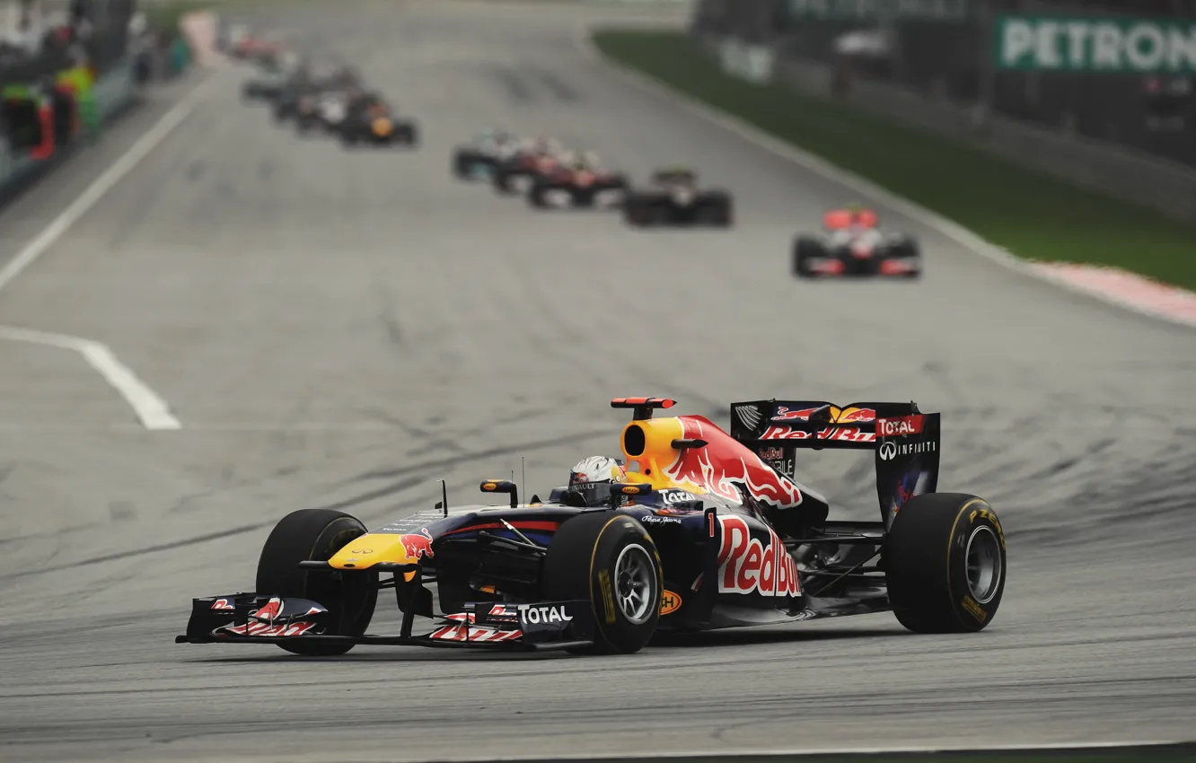 Photo wallpaper Formula 1, Vettel, racer, champion, Sebastian