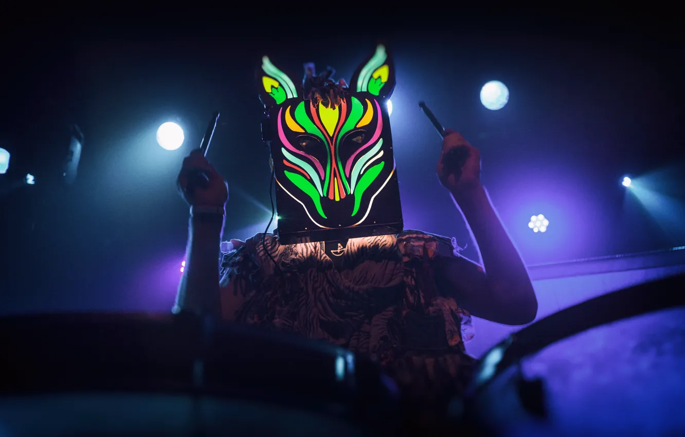 Photo wallpaper Music, The game, Mask, Concert, Downtown, Electronic, Ambient, Dream Pop
