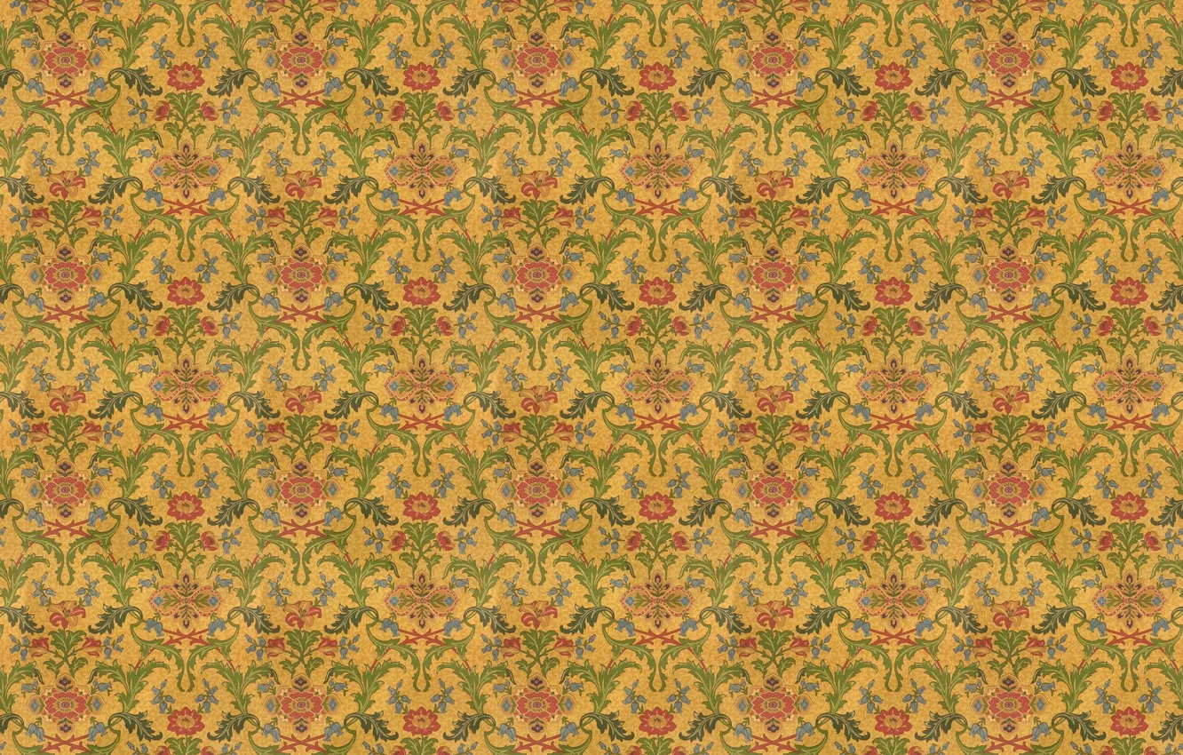 Photo wallpaper flowers, branches, background, Wallpaper, foliage, texture, ornament, floral patterns