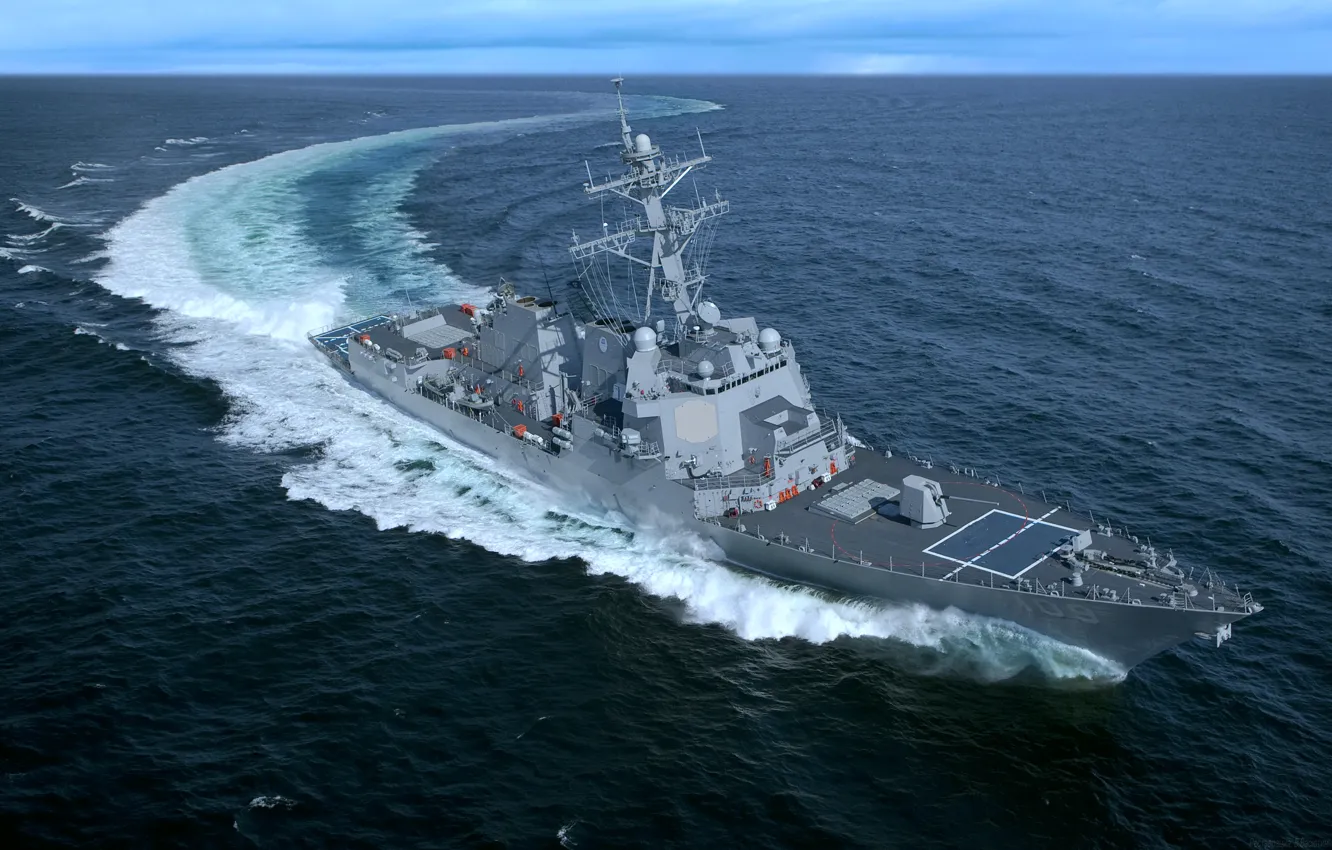 Photo wallpaper USS Jason Dunham, Circulation, destroyer
