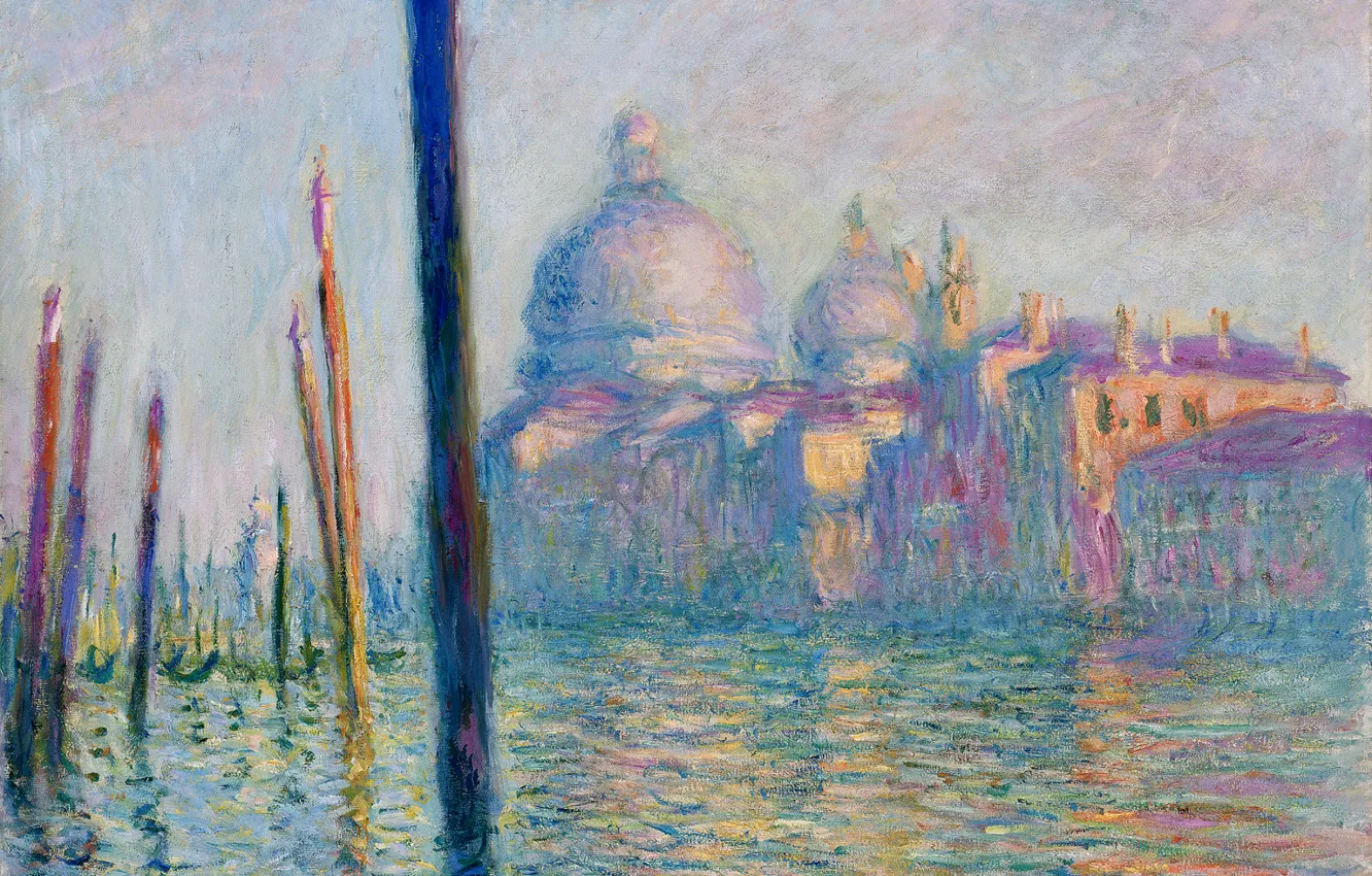 Photo wallpaper picture, the urban landscape, Claude Monet, The Grand Canal in Venice