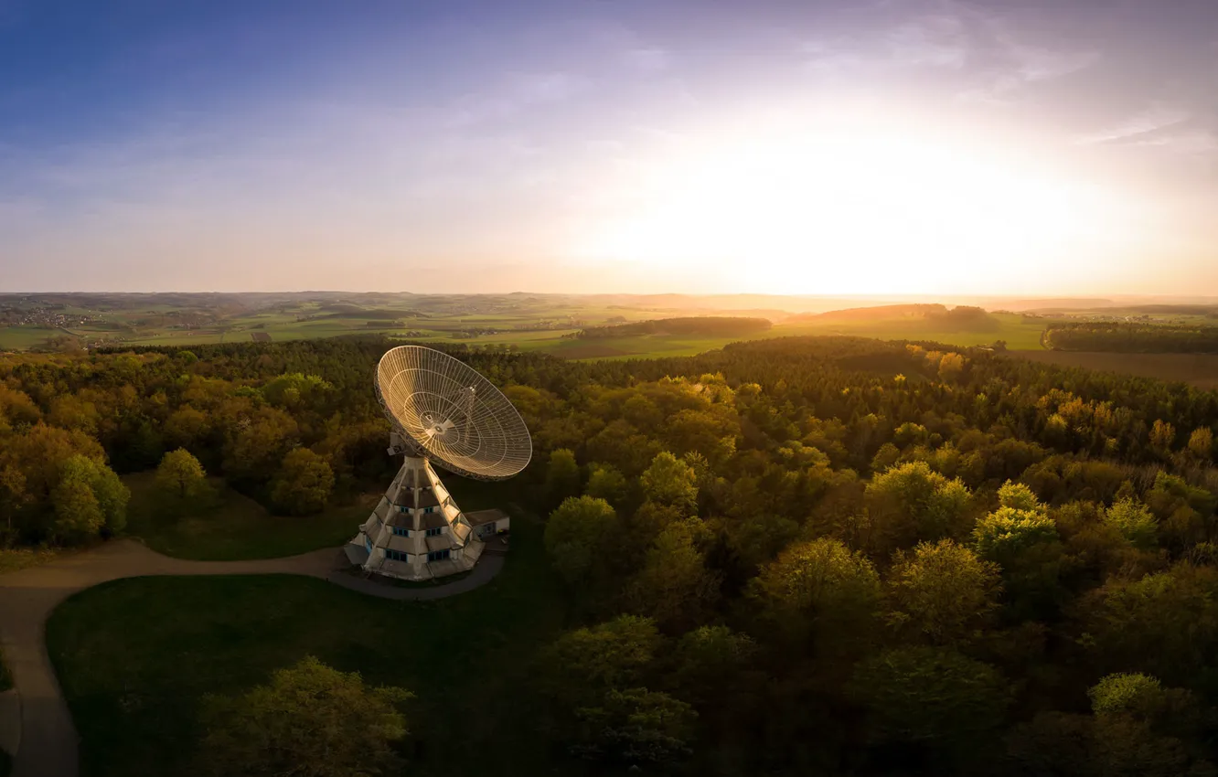 Photo wallpaper Germany, Eifel, astropeiler