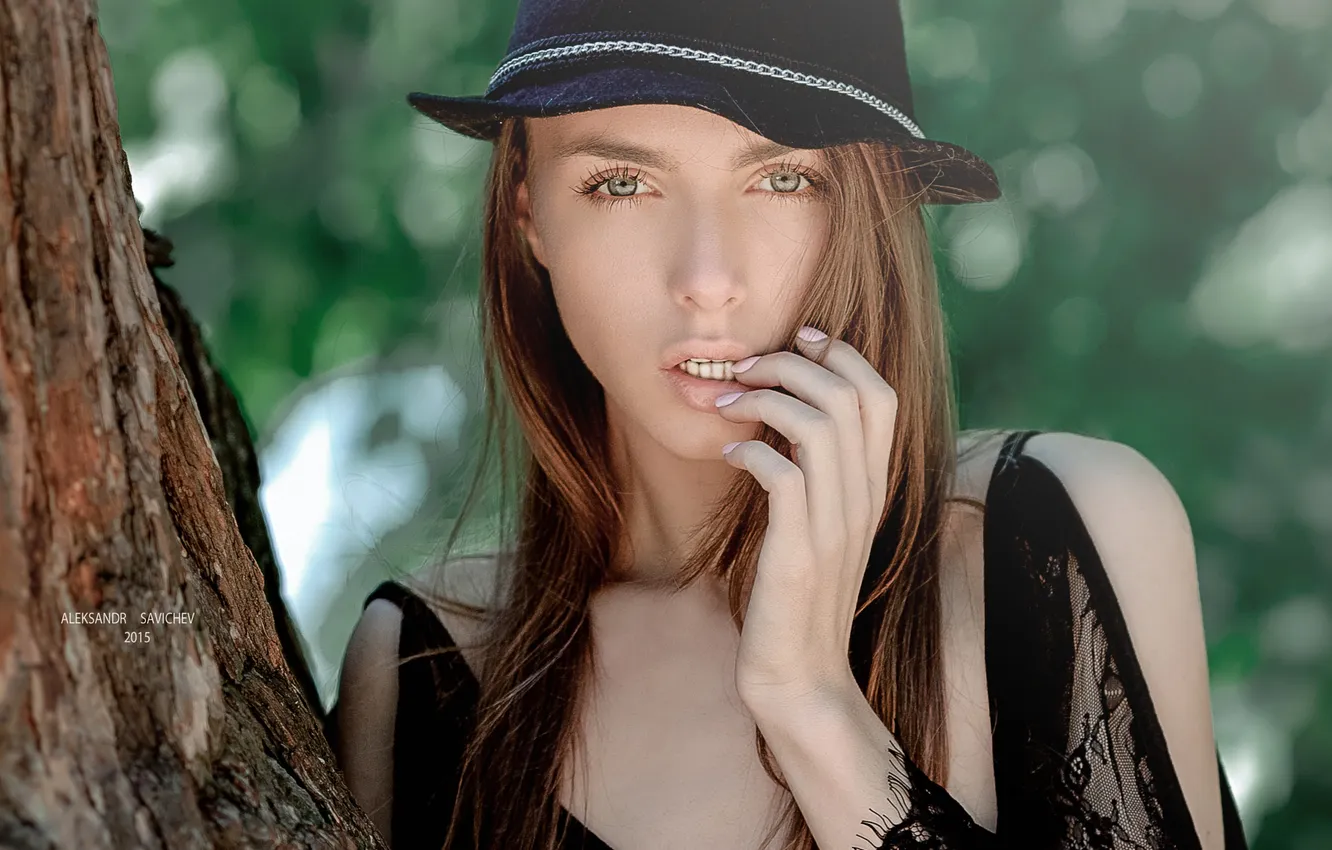 Photo wallpaper look, girl, teeth, photographer, girl, photography, photographer, Alexander Savichev