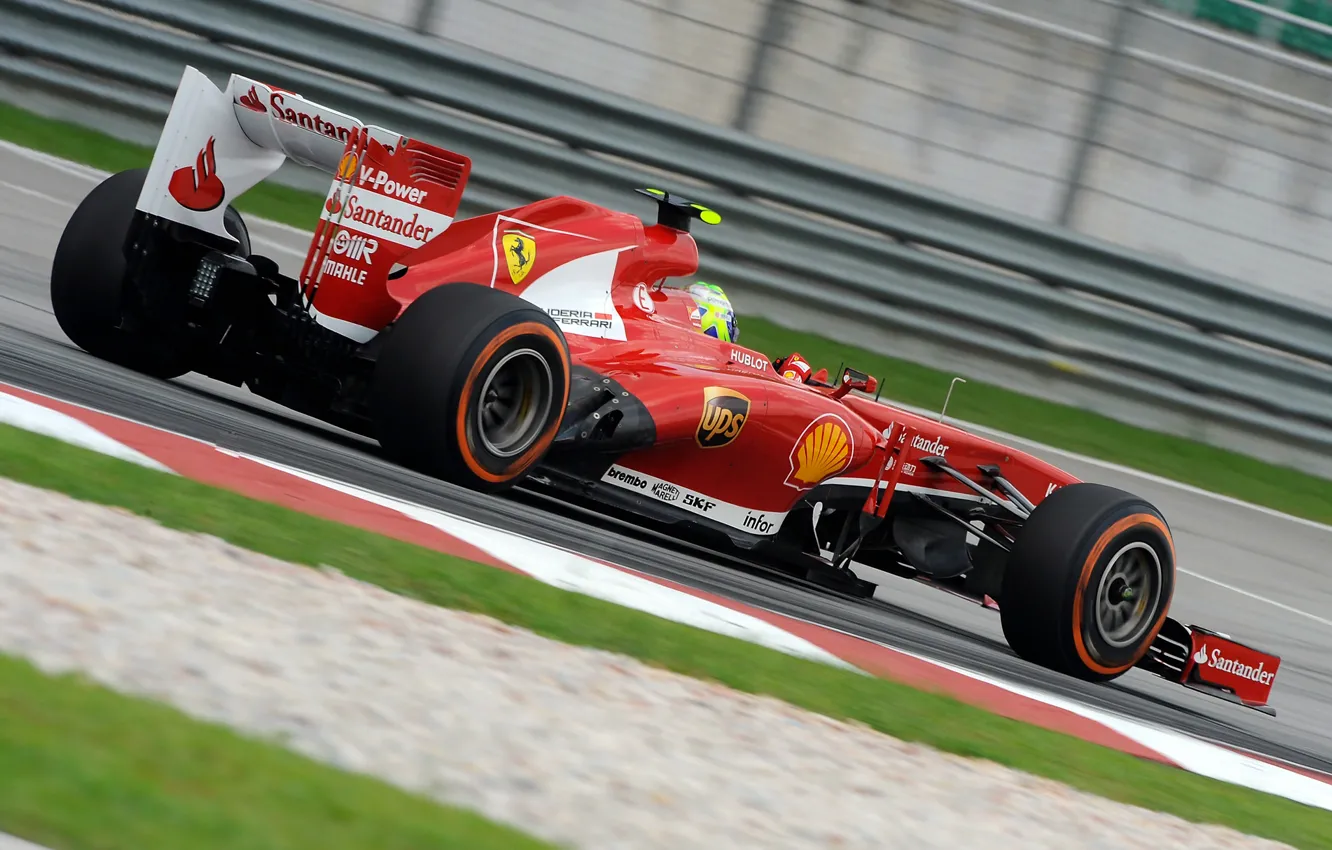Photo wallpaper red, sport, Ferrari, the car, F138