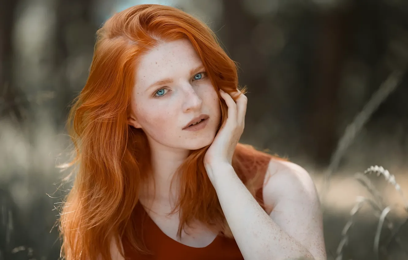 Photo wallpaper girl, portrait, Marie