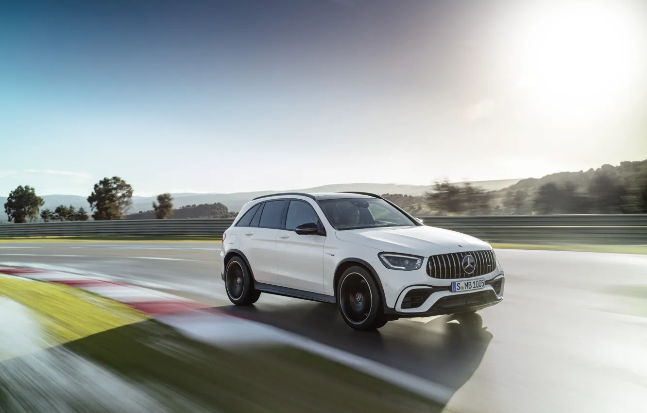 Photo wallpaper Mercedes-Benz, crossover, GLC, Mercedes-AMG, 4Matic+, GLC 63S