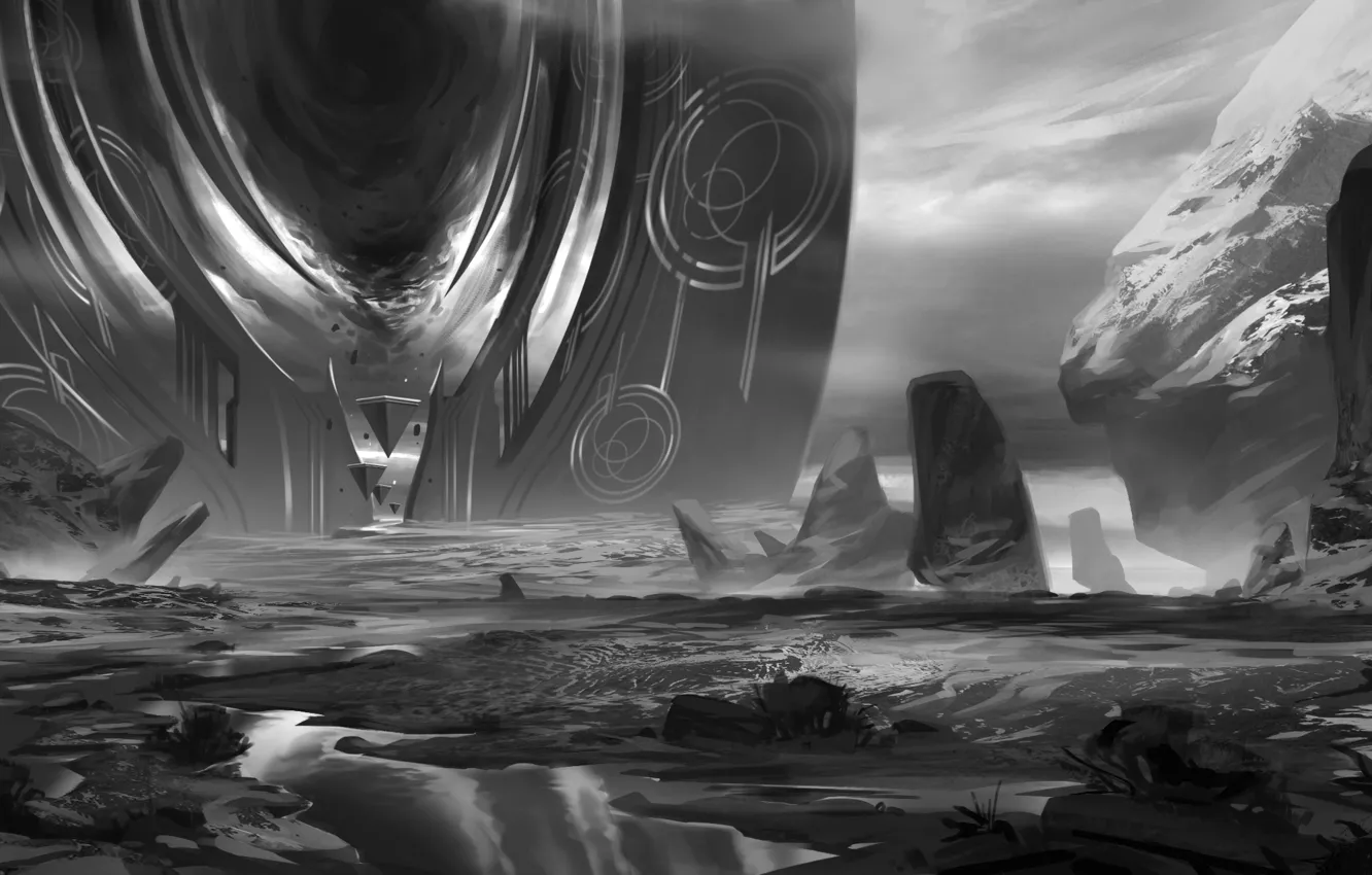 Photo wallpaper rocks, the portal, the gates, stargate