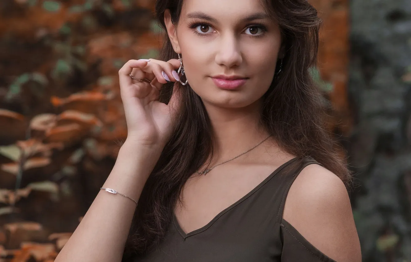 Photo wallpaper look, Maciej Werbliński, girl, Adriana