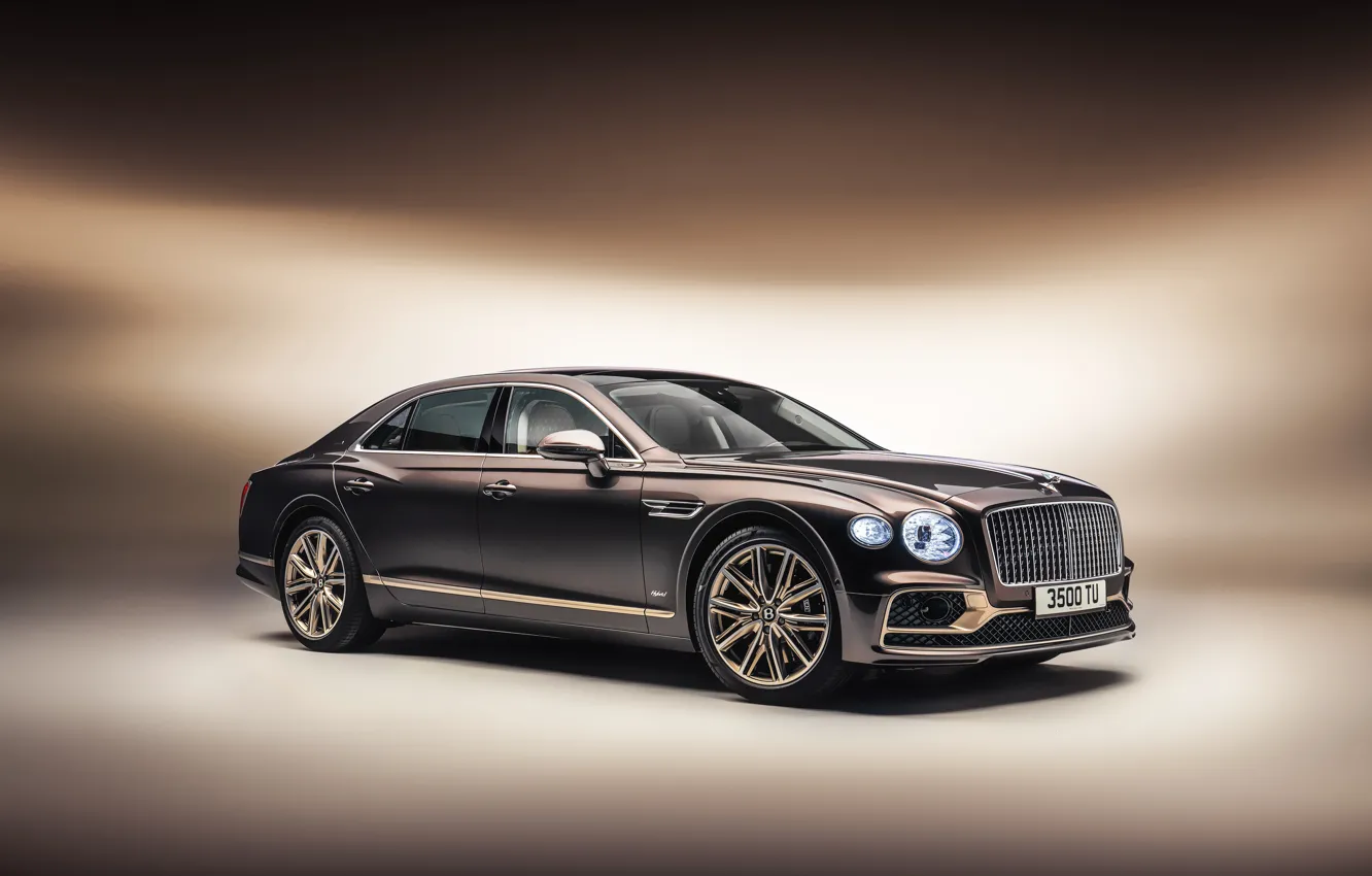 Photo wallpaper Bentley, 2021, Flying Spur Hybrid, Odyssean Edition