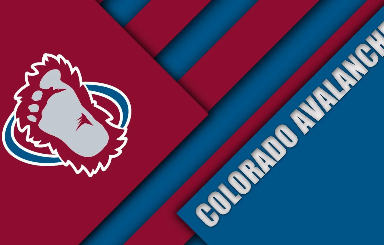 Photo wallpaper logo, USA, USA, hockey, NHL, Denver, Colorado Avalanche, Colorado Avalanche