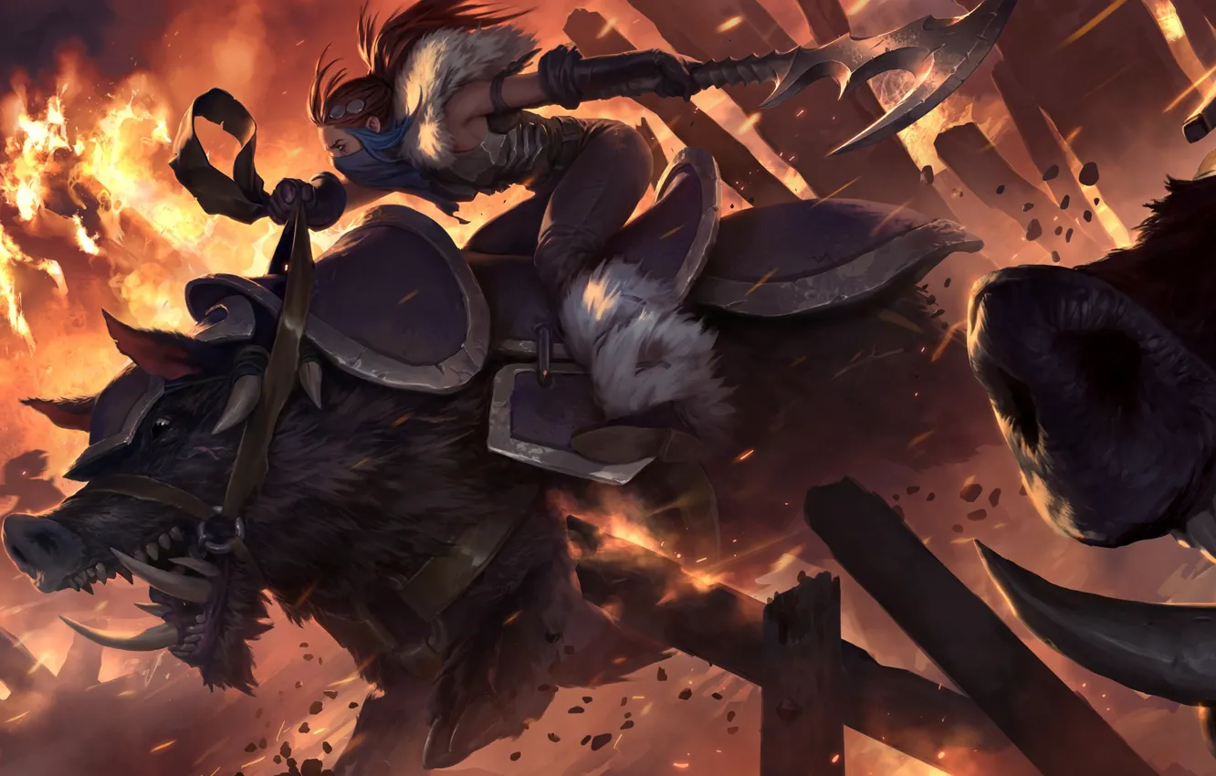 Photo wallpaper girl, the game, Legends of Runeterra