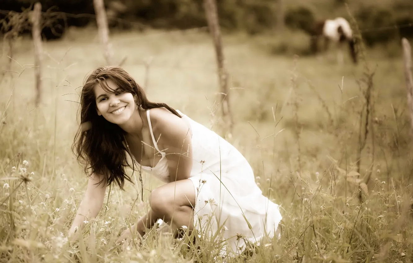 Photo wallpaper summer, girl, mood