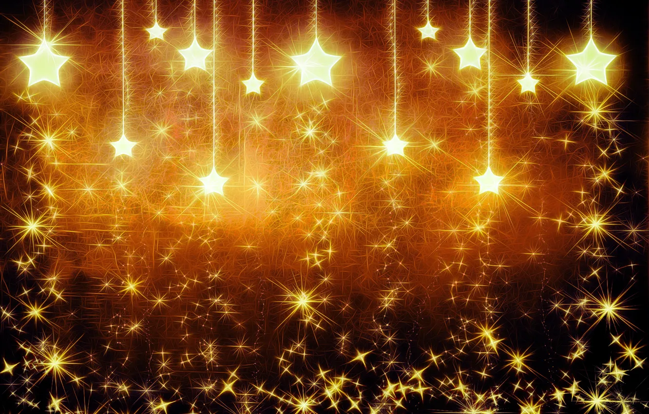 Photo wallpaper Stars, Light, Background, Sparks