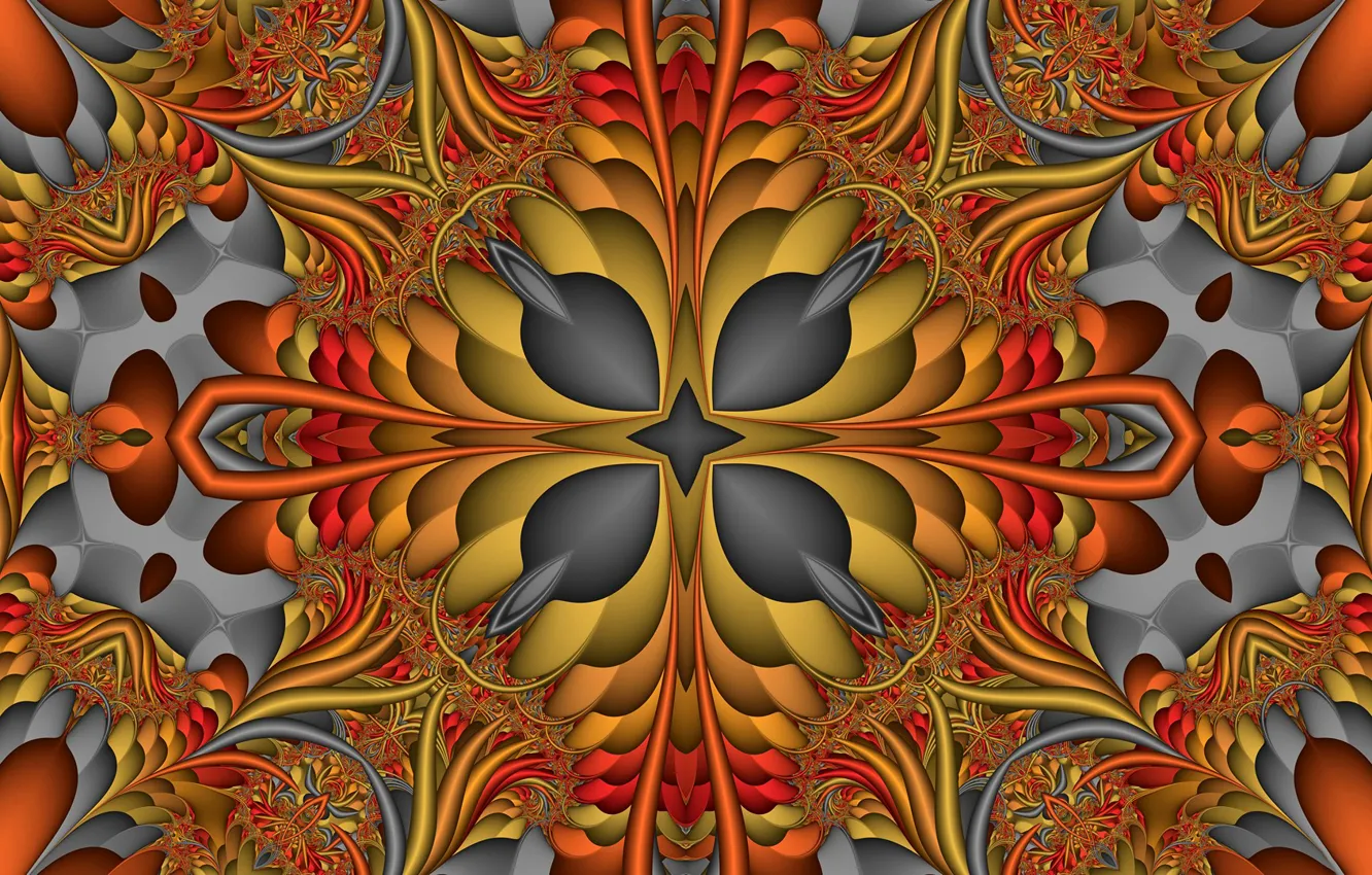 Photo wallpaper light, pattern, color, symmetry