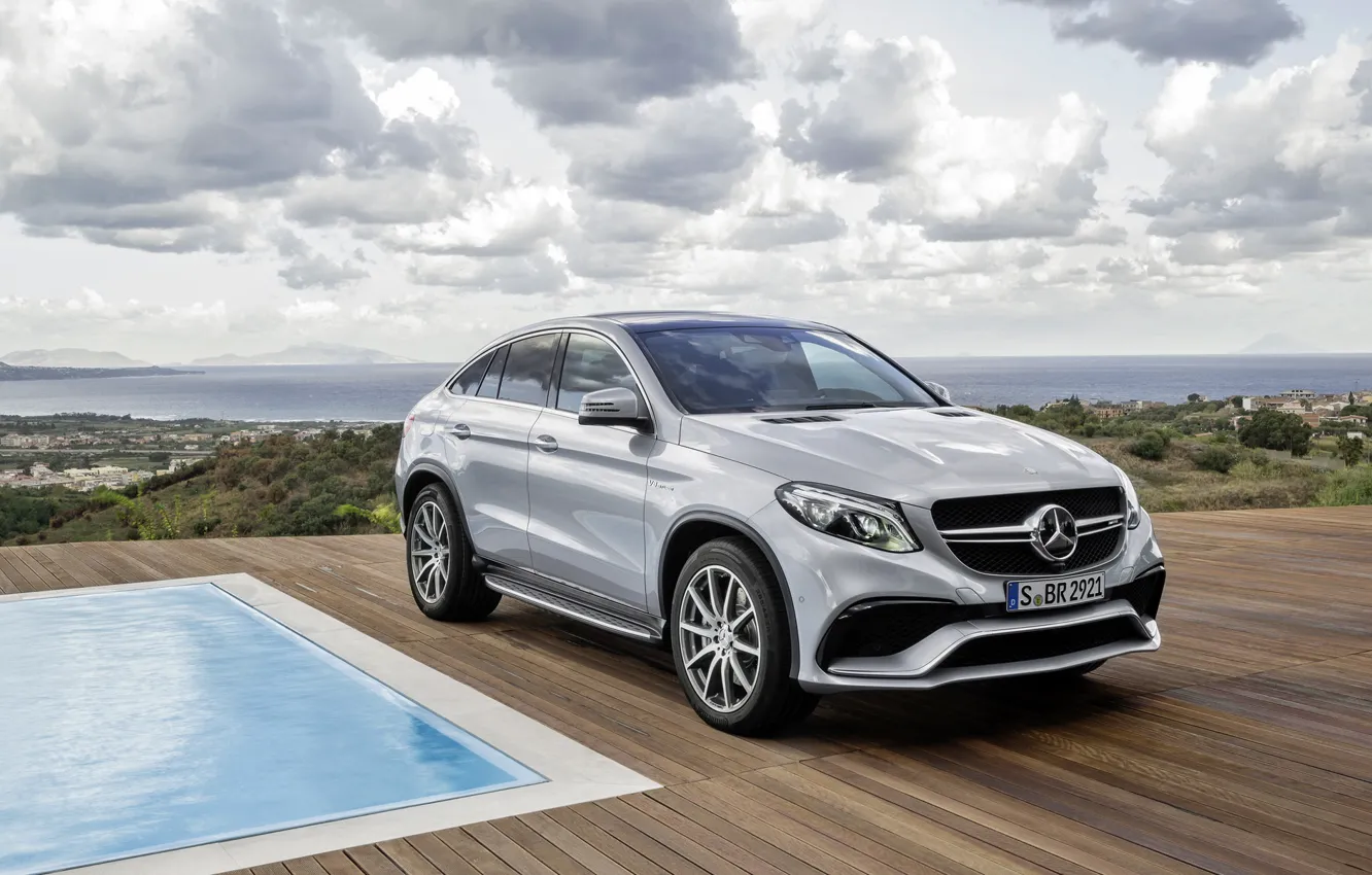 Photo wallpaper Mercedes-Benz, Coupe, 2015, W166, GLE-class