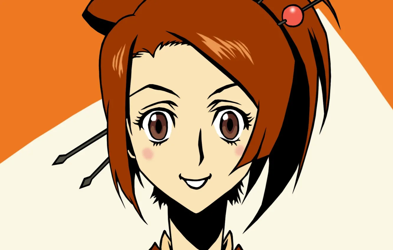 Photo wallpaper face, smile, Samurai Chanpur?, Samurai Champloo, fuu, by kazuto nakazawa