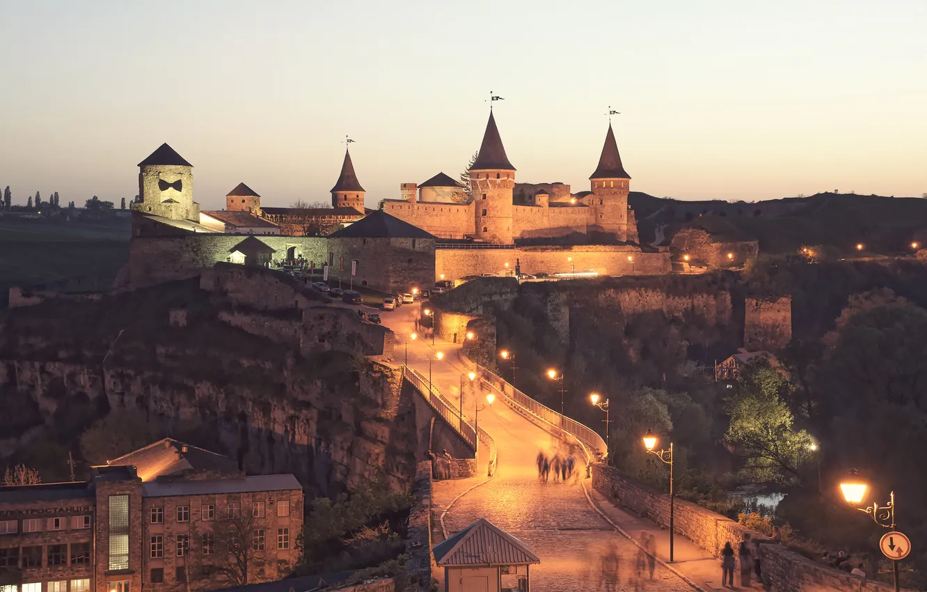 Photo wallpaper castle, fortress, Kamianets-Podilskyi