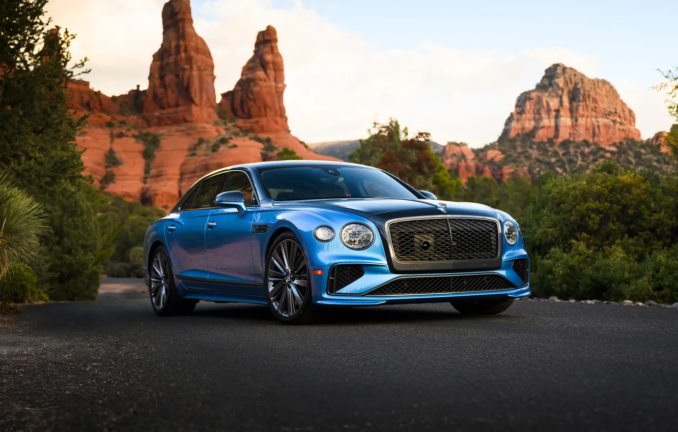 Photo wallpaper Bentley, wallpaper, Bentley Flying Spur Speed