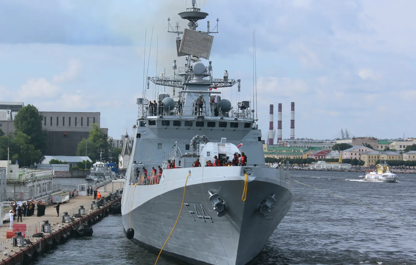 Photo wallpaper frigate, Visit, F44, THE Tabar