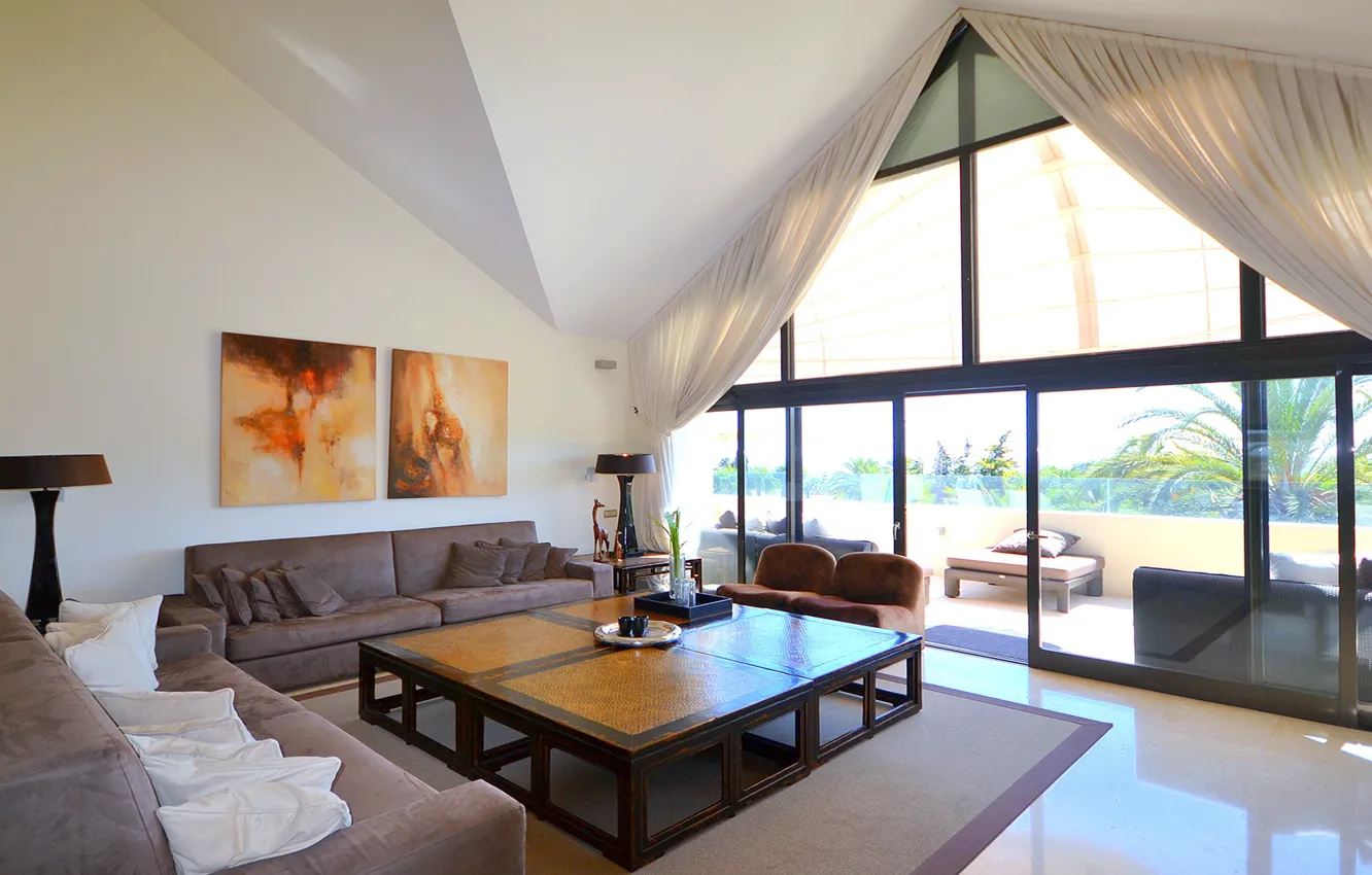 Photo wallpaper design, style, room, interior, living room, Marbella, The Monteros