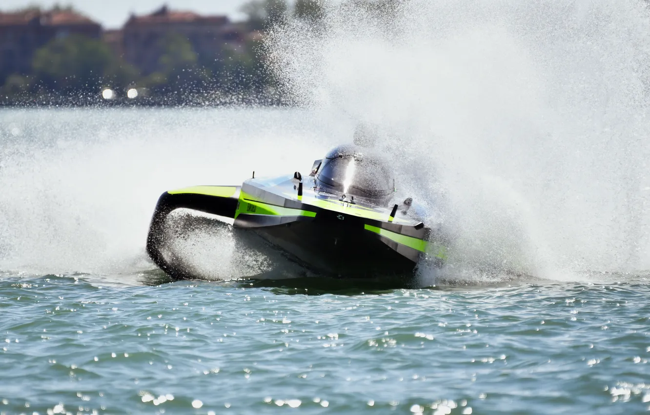 Photo wallpaper race, boat, speed
