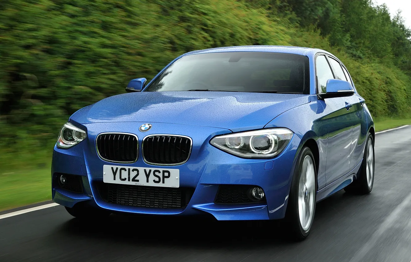 Photo wallpaper blue, BMW, BMW, the front, Sports Package, 125d