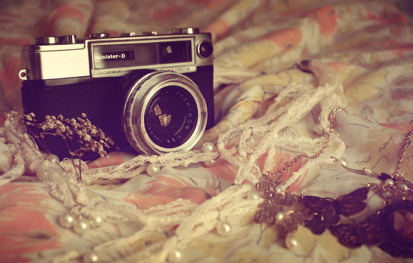 Photo wallpaper camera, the camera, vintage