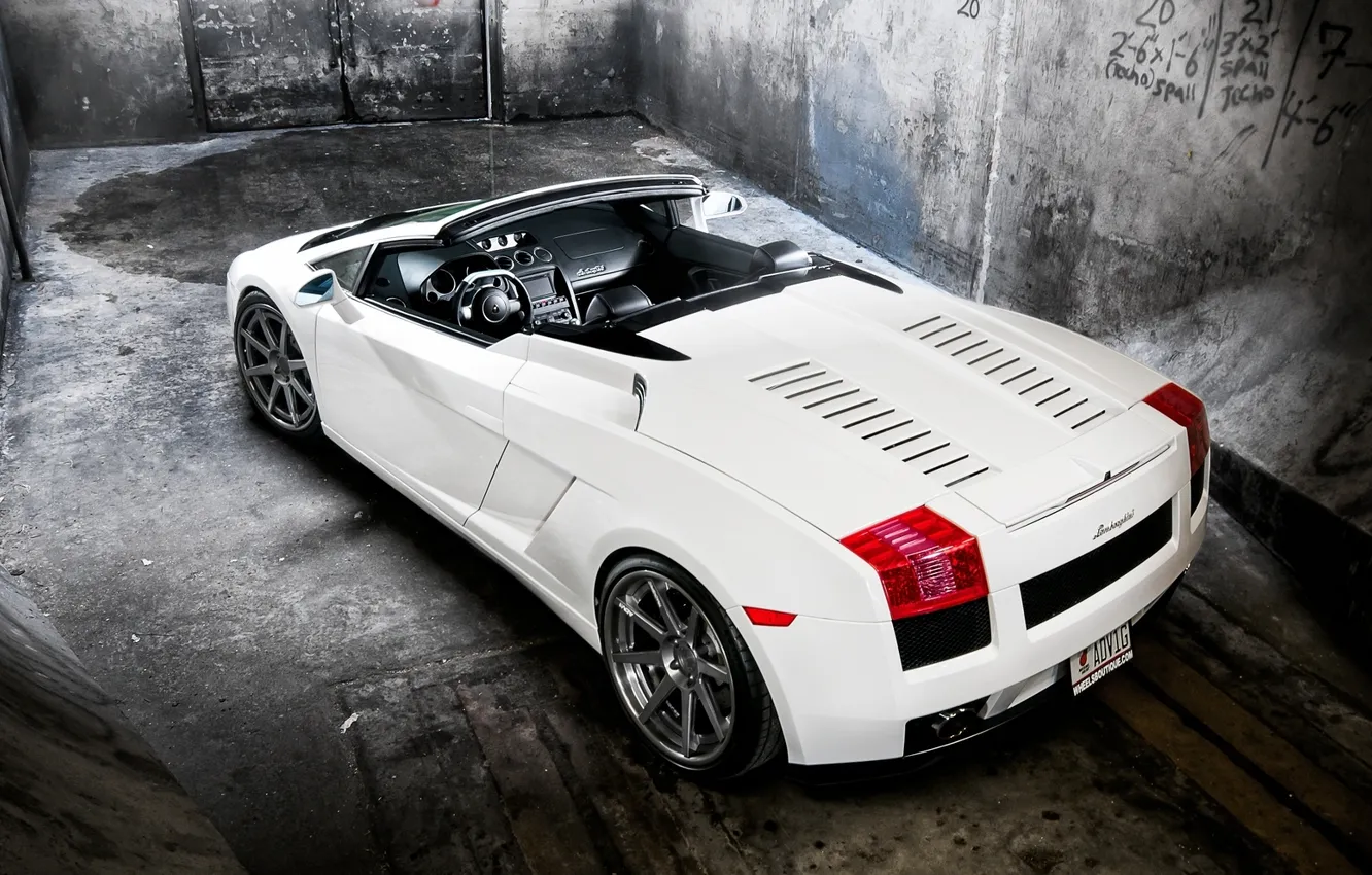 Photo wallpaper white, Lamborghini, cars, Gallardo, cars, auto wallpapers, car Wallpaper, auto photo