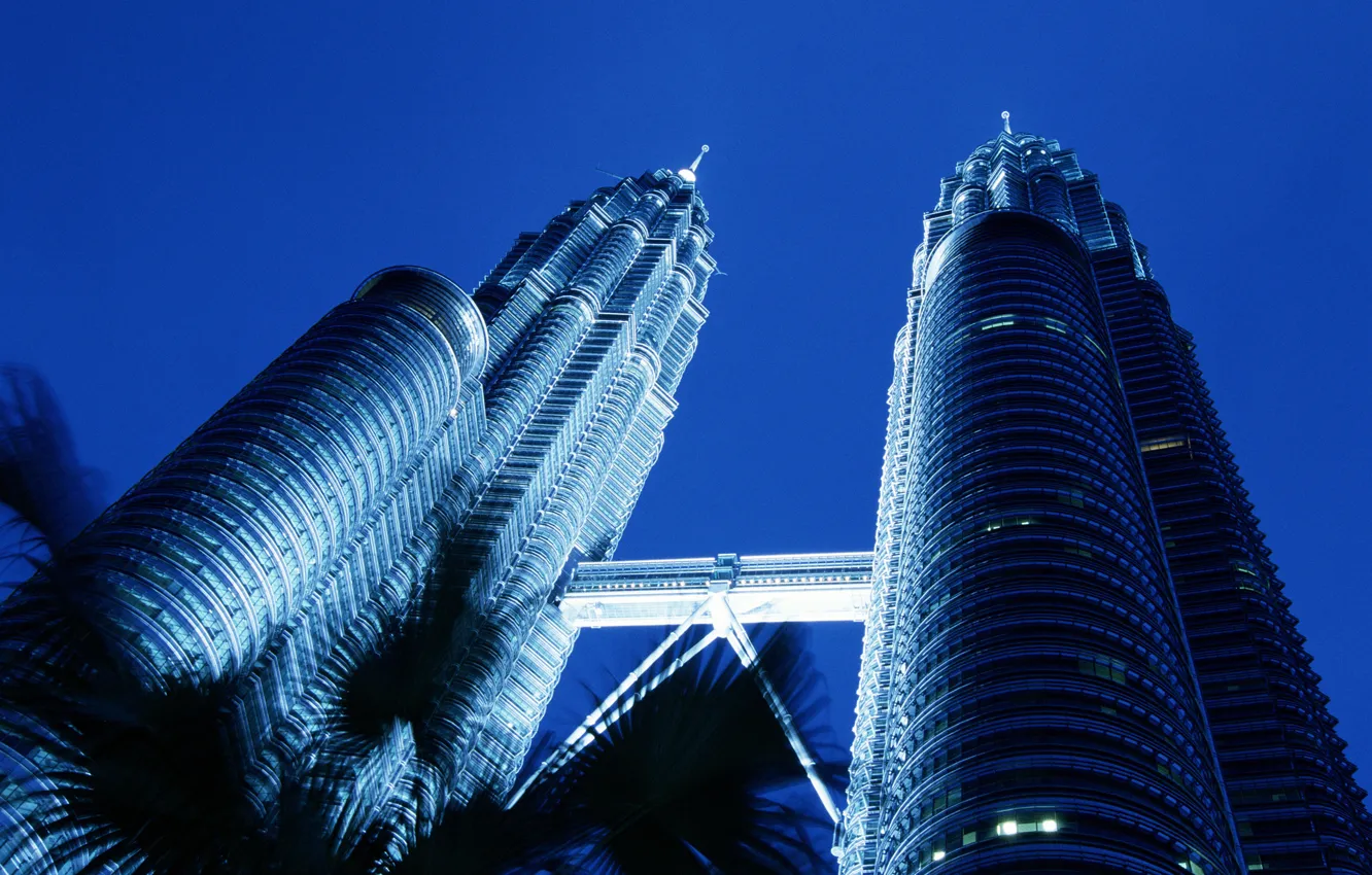 Photo wallpaper the sky, Building Twin, Malaysia