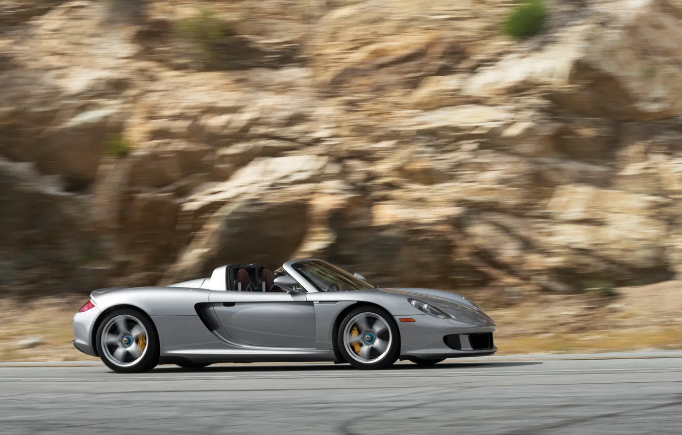 Photo wallpaper Porsche, speed, Porsche Carrera GT