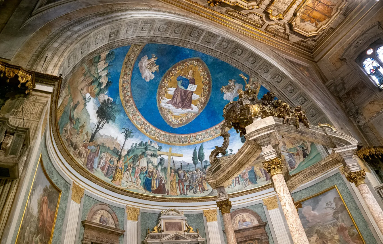 Photo wallpaper Rome, Italy, Santa Croce in Jerusalem