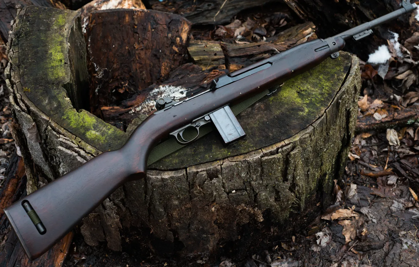 Photo wallpaper 1943, M1 Carbine, self-loading carbine, Inland