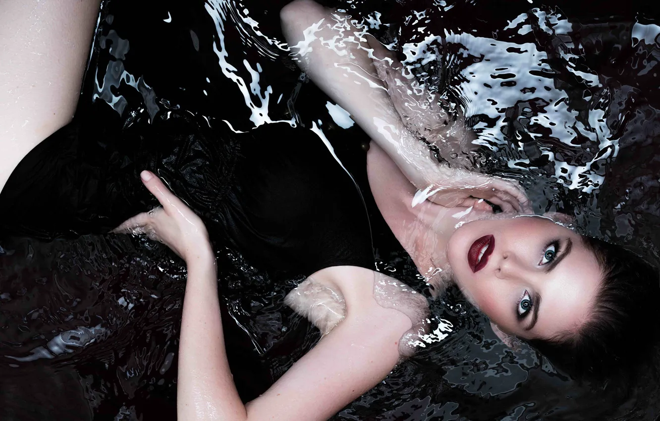 Photo wallpaper girl, hot, sexy, eyes, smile, beautiful, figure, model