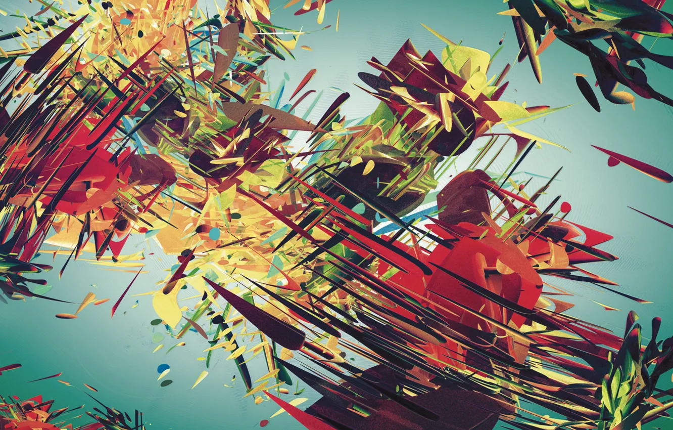 Photo wallpaper squirt, figure, figure