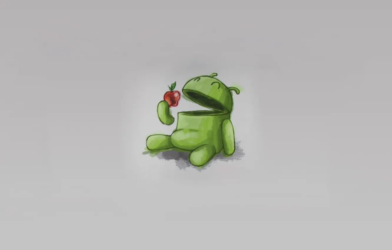 Photo wallpaper Apple, Figure, Android