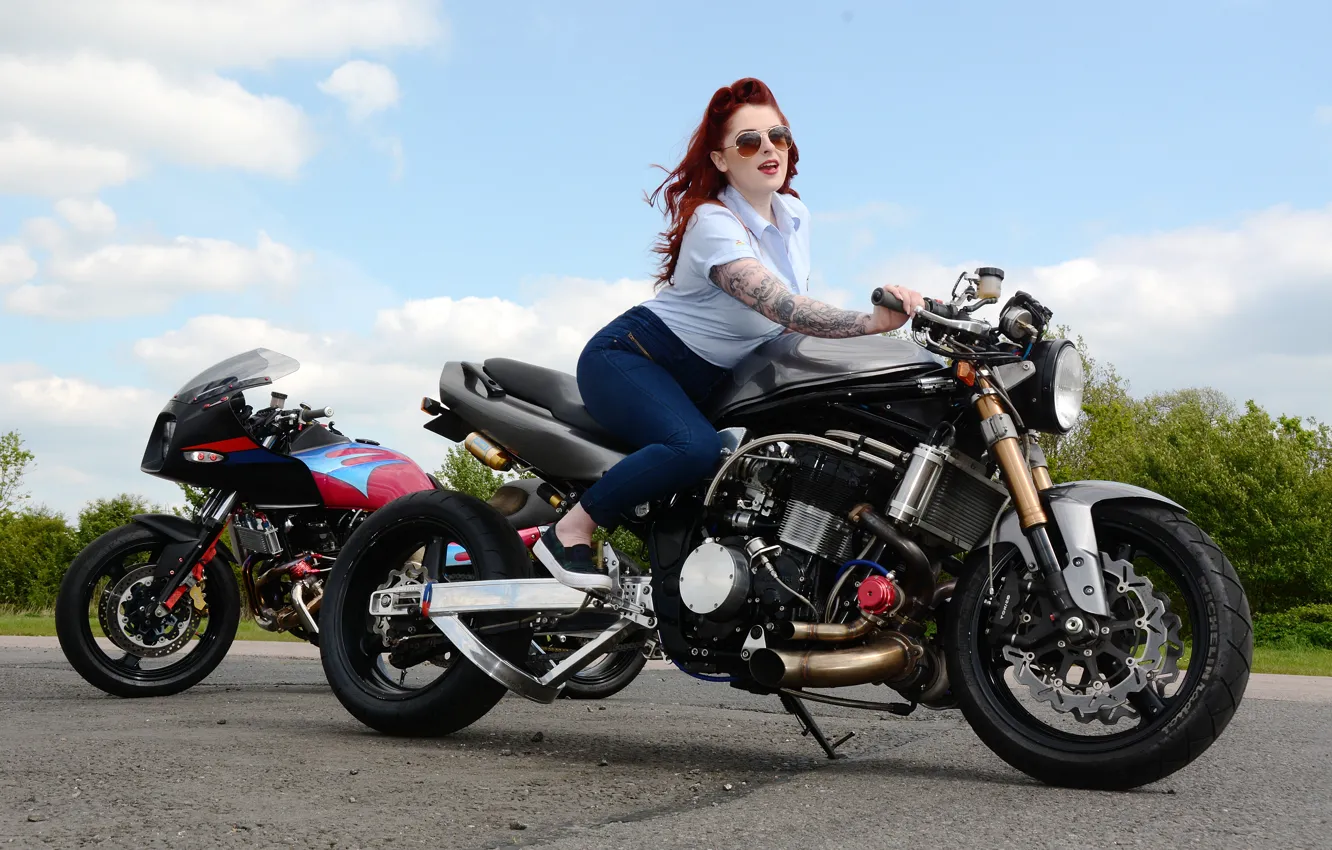 Photo wallpaper girl, style, stories