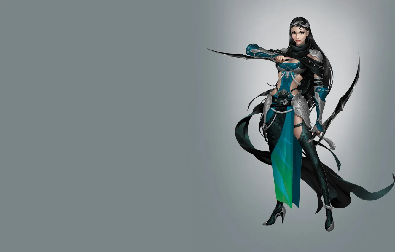 Photo wallpaper weapons, art, costume, assassin, character, Hidden door knife, Hao hao