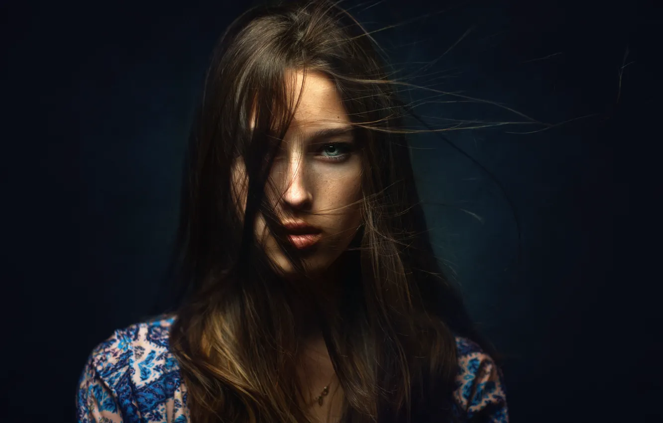 Photo wallpaper hair, portrait, retouching, Tanya, Lashon Rise, art processing