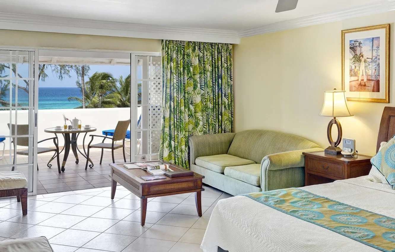Photo wallpaper room, interior, the hotel, Barbados, Resort, Turtle Beach, Elegant Hotel