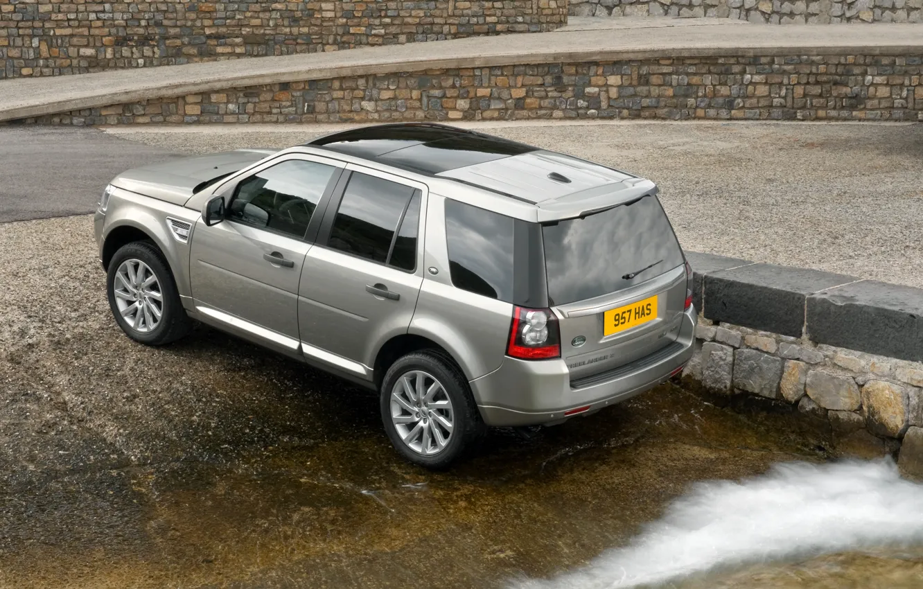 Photo wallpaper shore, Land Rover, 2011, crossover, Freelander, SUV, HSE, Freelander 2