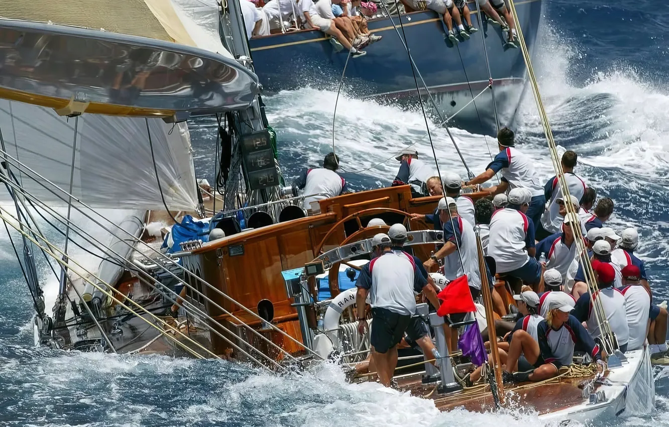 Photo wallpaper race, boat, speed