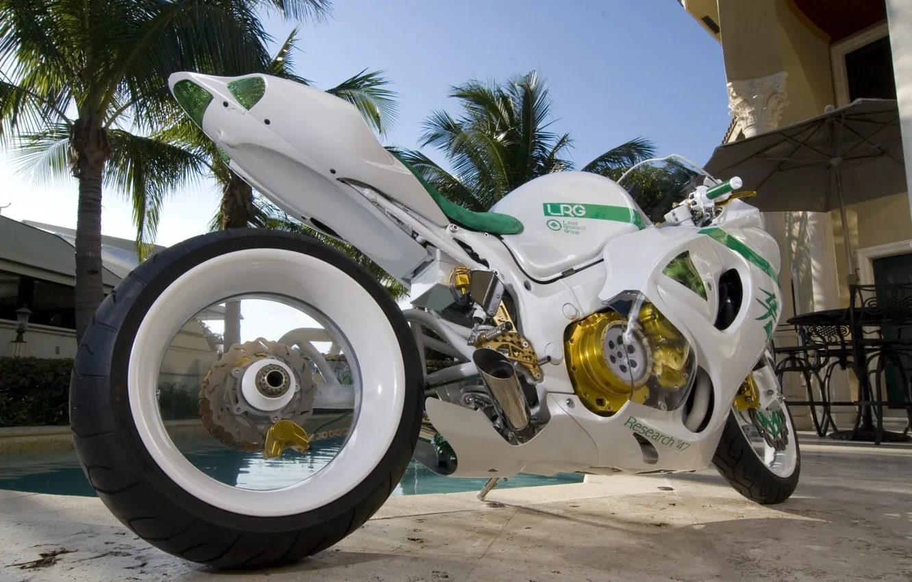 Photo wallpaper race, motorcycle