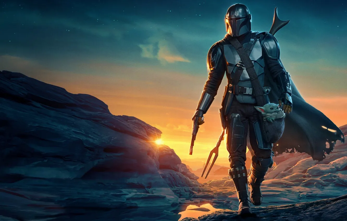 Photo wallpaper characters, movies, TV series, The Mandalorian