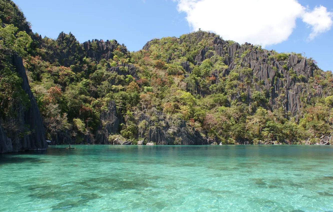 Photo wallpaper sea, nature, cloud
