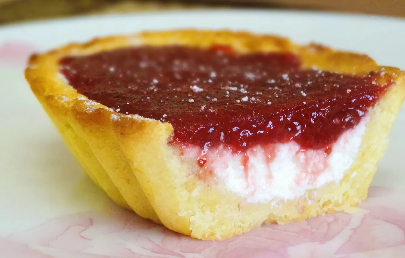 Photo wallpaper cake, dessert, sand basket